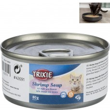 Trixie Soup with Chicken & Shrimp КУРКА і КРЕВЕТКА суп для котів 80 г (42691)
